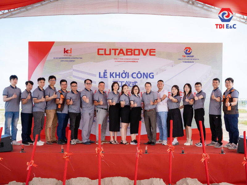 TDI E&C khởi công dự án nhà máy Cutabove